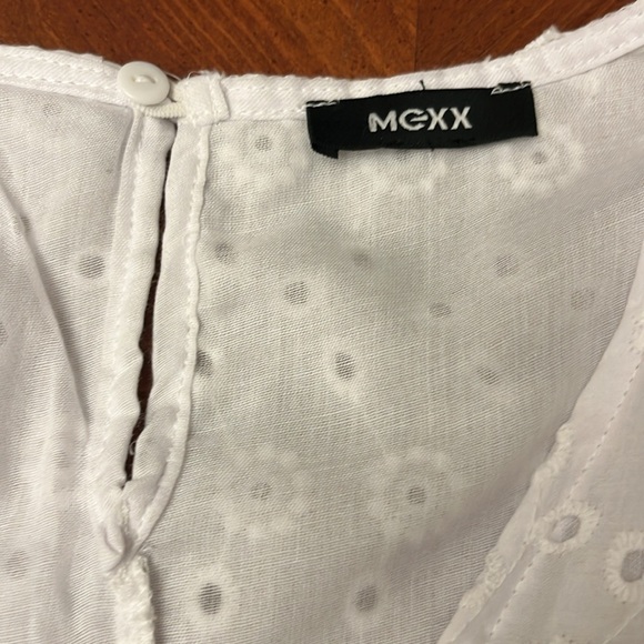 Mexx dress white eyelet Large - Picture 4 of 11